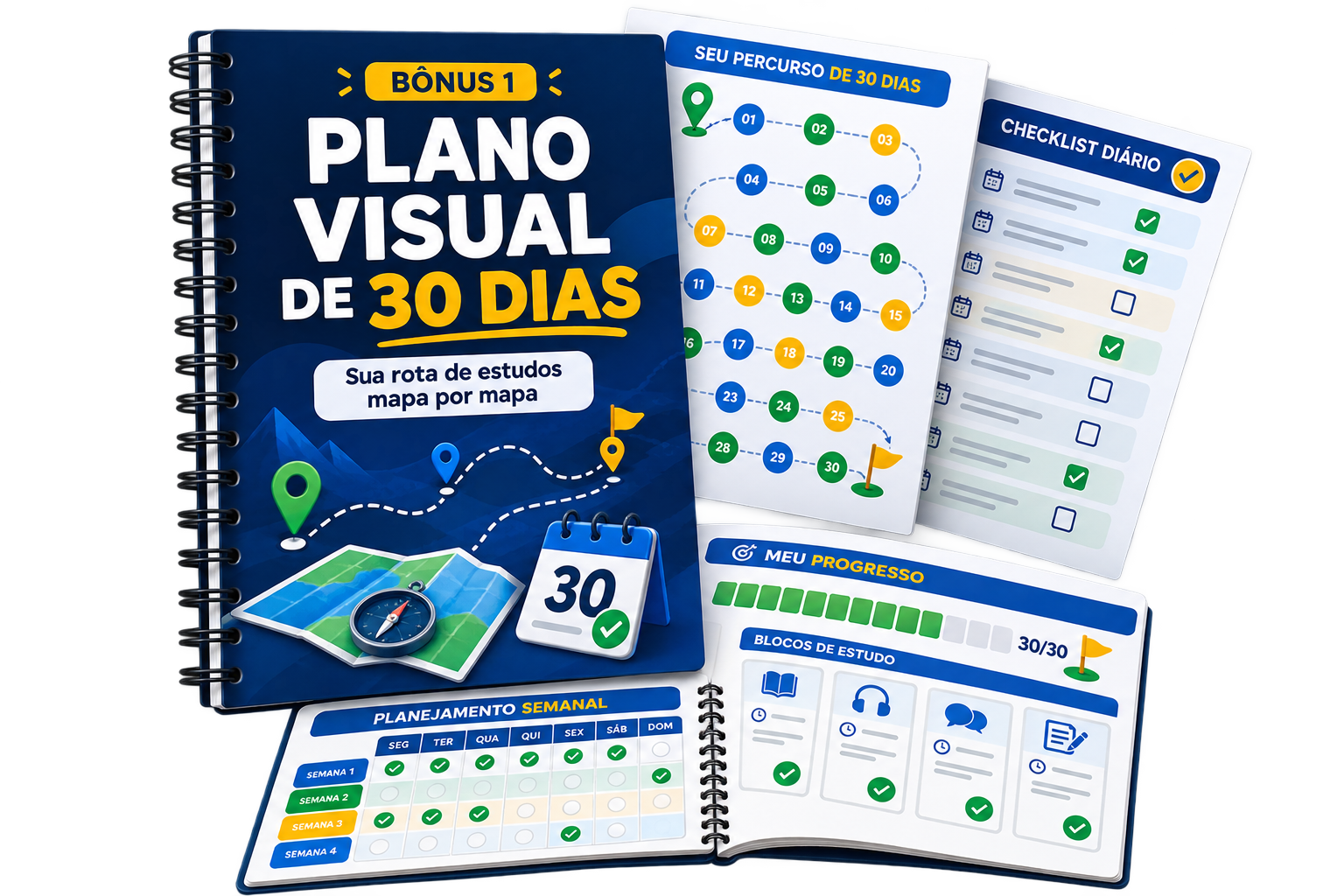 Plano Visual de 30 Dias